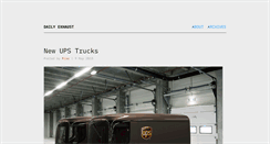 Desktop Screenshot of dailyexhaust.com