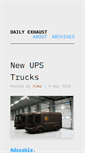 Mobile Screenshot of dailyexhaust.com